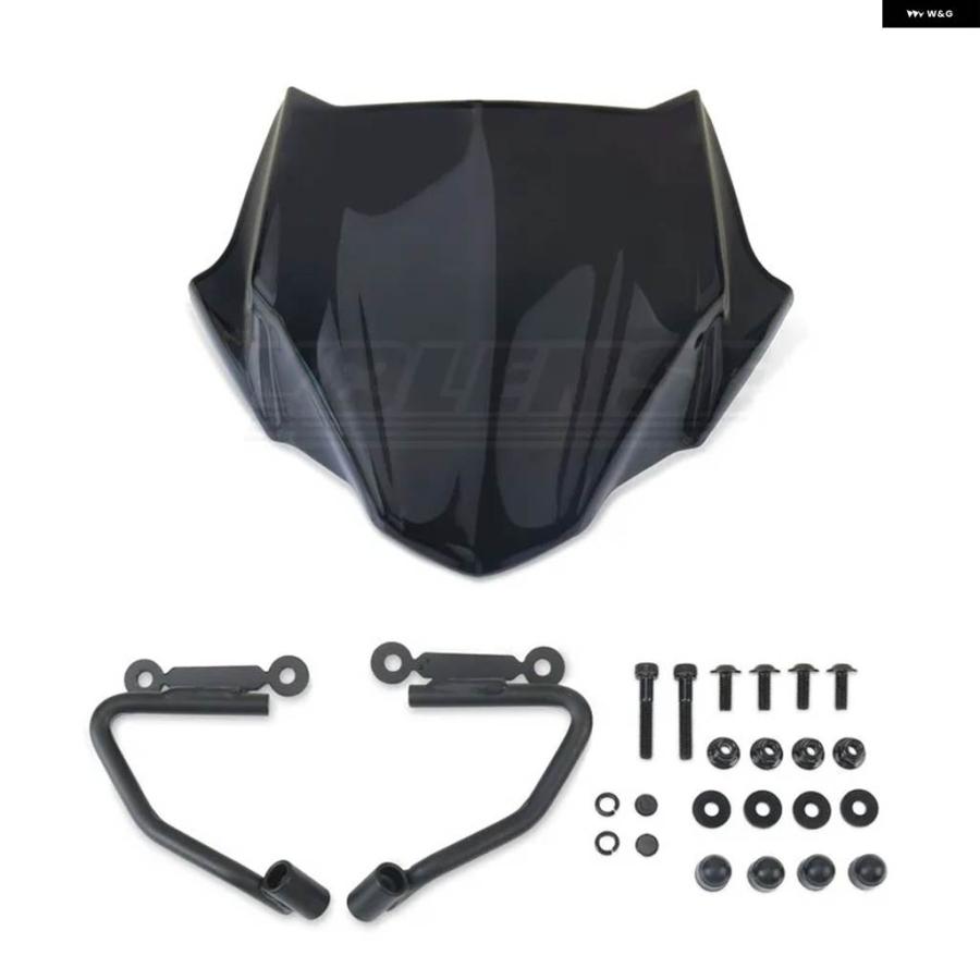 並行輸入品バイク フロントガラス 風防 フェアリング 風防デフレクター CB400F CB500F CB 400F 500F 2016-2023の画像