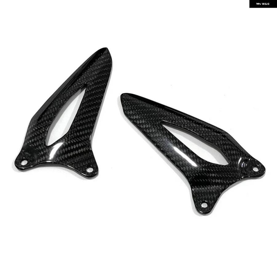 並行輸入品カーボン トライアンフ SPEED TRIPLE 1200RS 1200RR 2021-24 バイク アクセサリー ヒールプレート ガード フットレストの画像