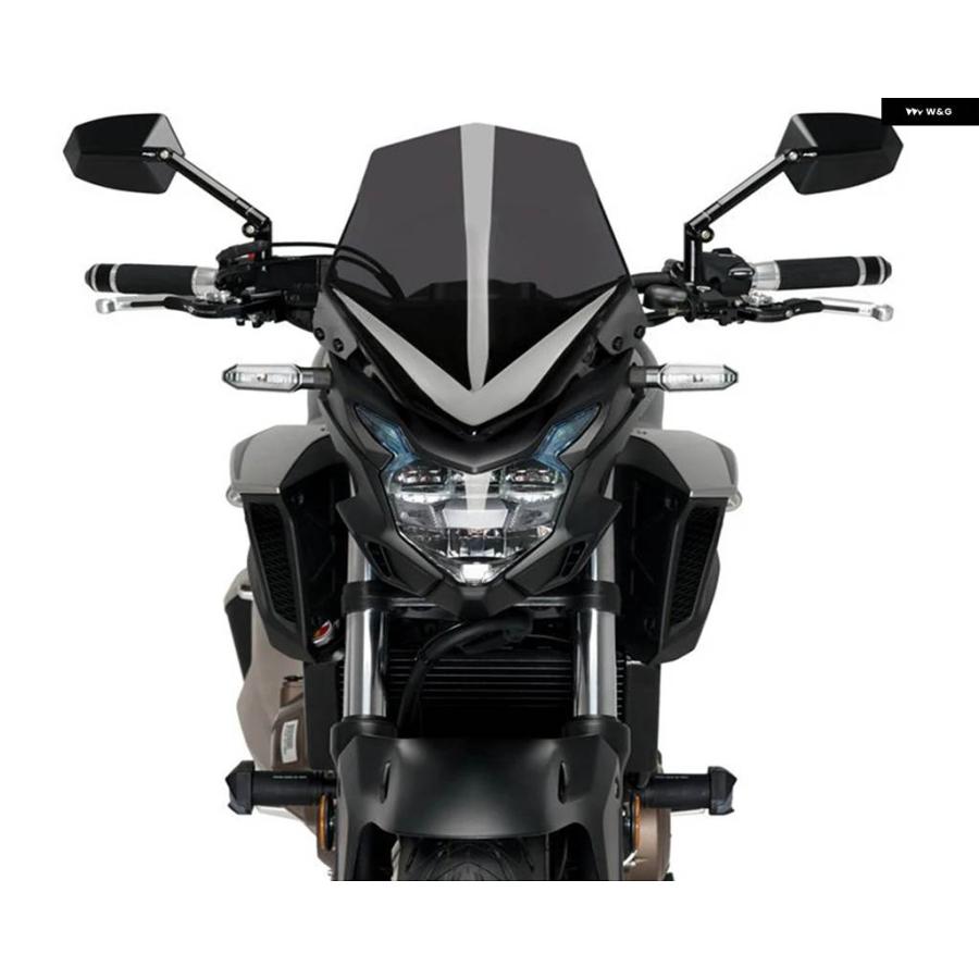 並行輸入品オートバイ ツーリングスポーツ ウインドスクリーン ウインドシールド バイザー デフレクター ホンダ CB500F F CB500-F 2016-2024 2019の画像