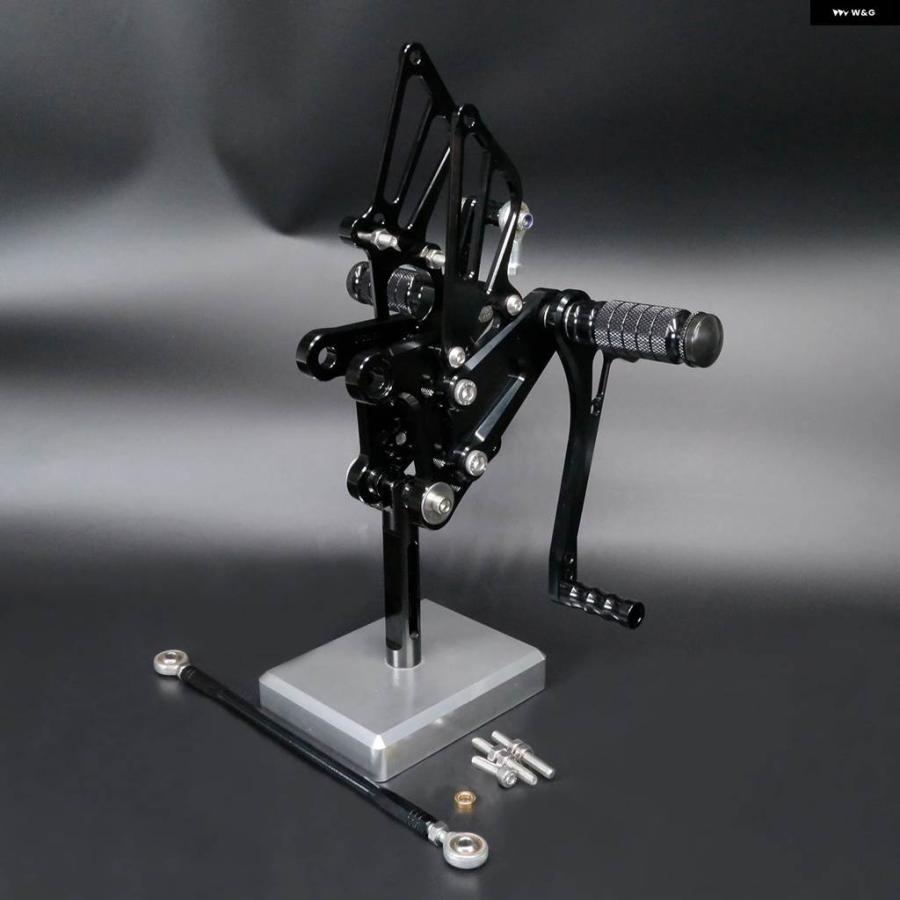 並行輸入品ホンダ NSF100 NSF 100 NSR50 2004 - 08-2025 CNC オートバイ リアセット フットレスト フットペグ フットペダル リアセット_3