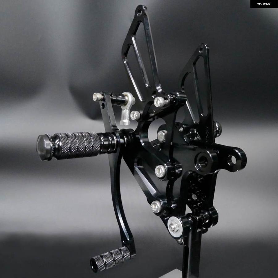 並行輸入品ホンダ NSF100 NSF 100 NSR50 2004 - 08-2025 CNC オートバイ リアセット フットレスト フットペグ フットペダル リアセット_4