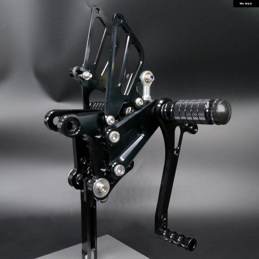 並行輸入品ホンダ NSF100 NSF 100 NSR50 2004 - 08-2025 CNC オートバイ リアセット フットレスト フットペグ フットペダル リアセット_5