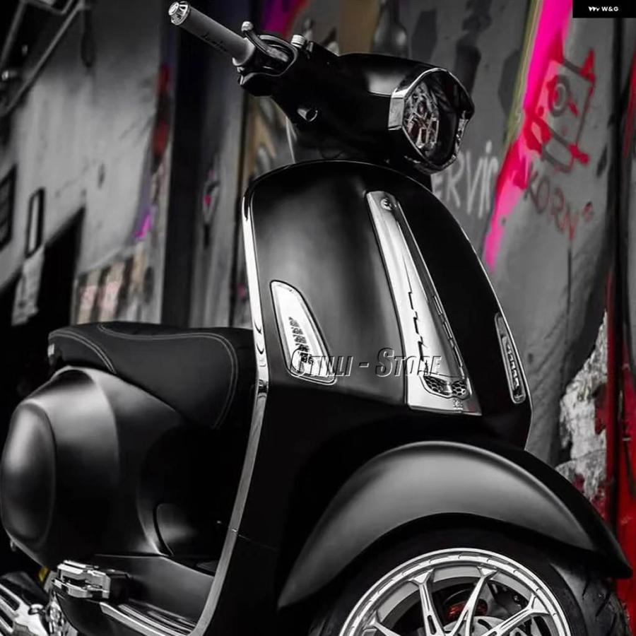 並行輸入品オートバイ アクセサリー アルミ フロントホーンヘッド フェアリング カバー デコレーション VESPA PRIMAVERA SPRINT 150 SPRINT150_8