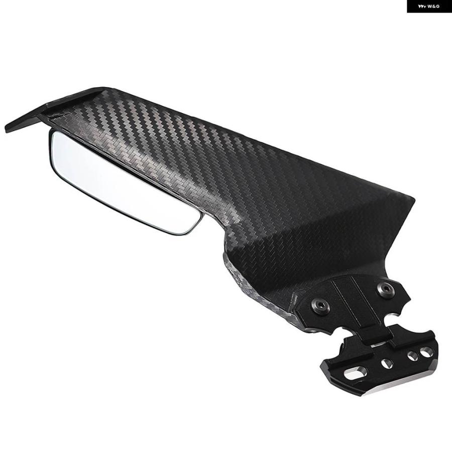 並行輸入品 バイク 調整可能LEDサイドウィングスポイラー フェアリング リアビューミラー 付き ホンダ CBR650R CF450SR