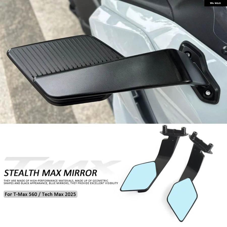 並行輸入品】オートバイ アクセサリーウィングサイドバックミラー