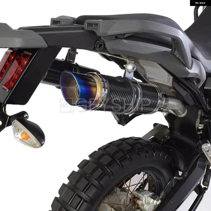 並行輸入品ヤマハ XT 660 2008〜2015 2016 2017 XT660Z テネレ 660 XT660 エスケープ スリップオン オートバイ エキゾーストマフラー ミッドリンク パイの画像