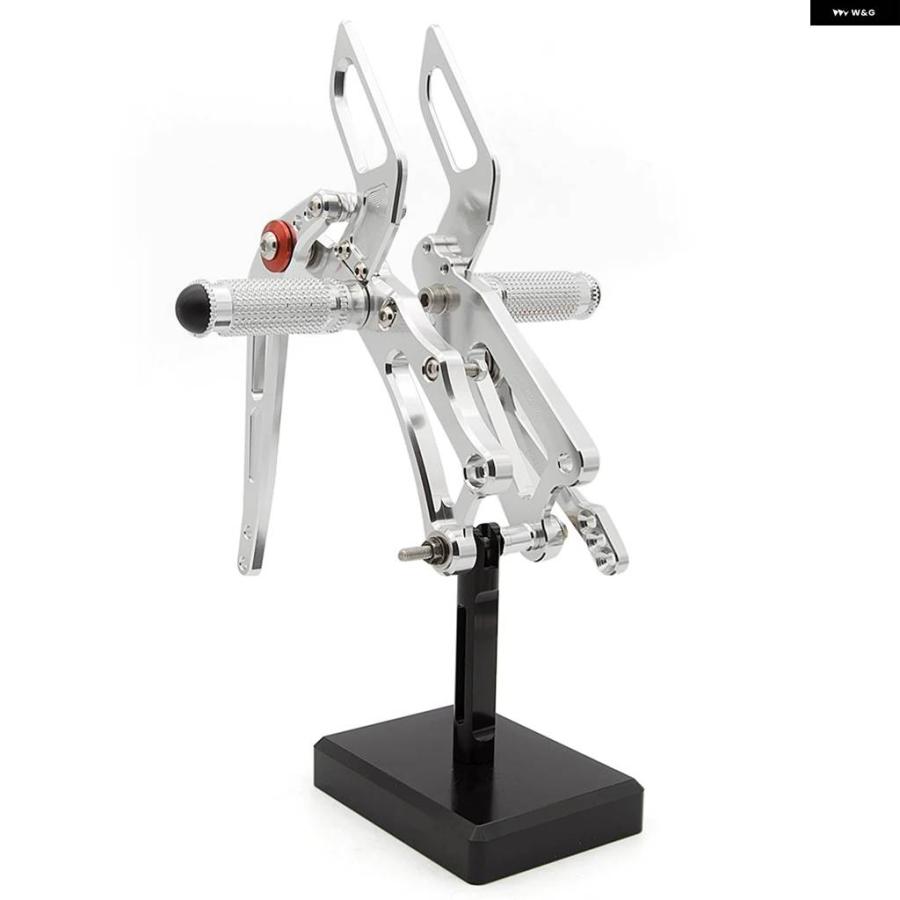 並行輸入品DERBI GPR125 4T GPR 125 2010 - 15 CNC オートバイ アルミ リアセット フットペグ フットレスト ペダルの画像