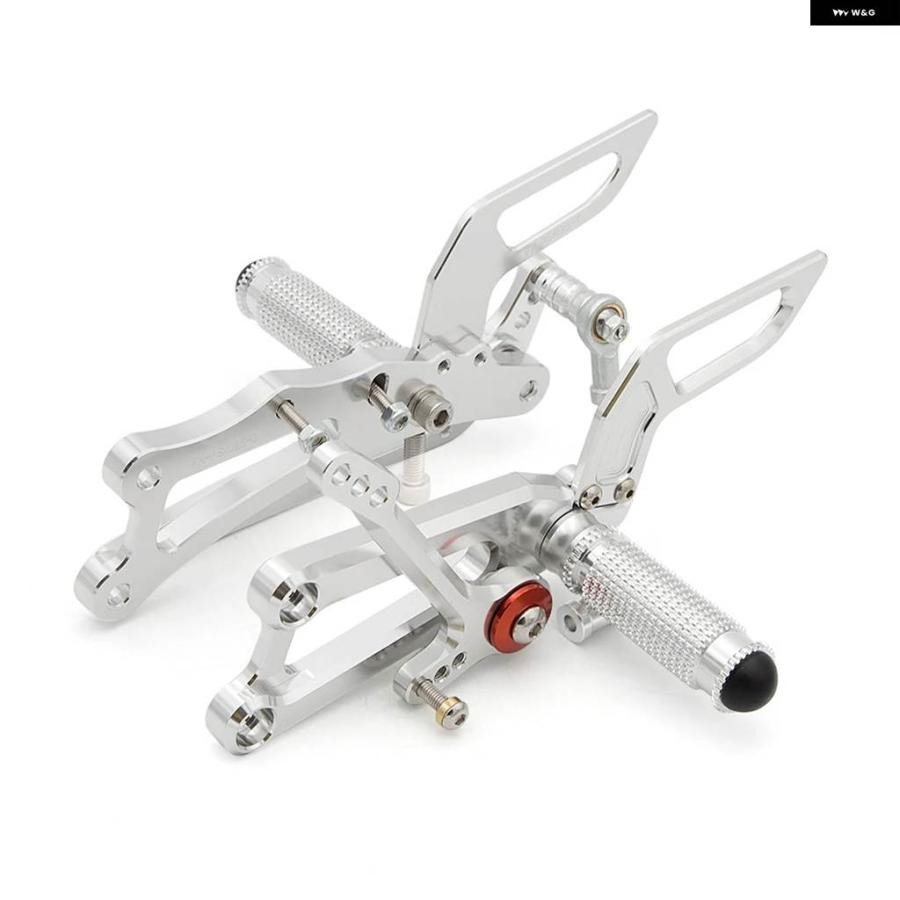 並行輸入品DERBI GPR125 4T GPR 125 2010 - 15 CNC オートバイ アルミ リアセット フットペグ フットレスト ペダルの画像
