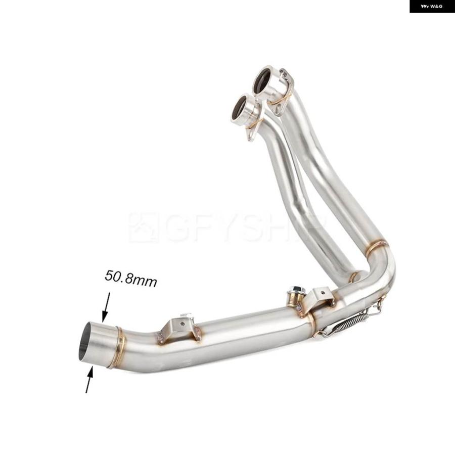 並行輸入品BMW F 900 2020〜2022 2023 2024 F900R F900XR F900 サイレンサー エスケープ オートバイ エキゾーストヘッダーリンク パイプ スリップオンの画像