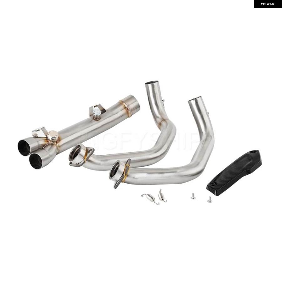 並行輸入品BMW F 900 2020〜2022 2023 2024 F900R F900XR F900 サイレンサー エスケープ オートバイ エキゾーストヘッダーリンク パイプ スリップオンの画像