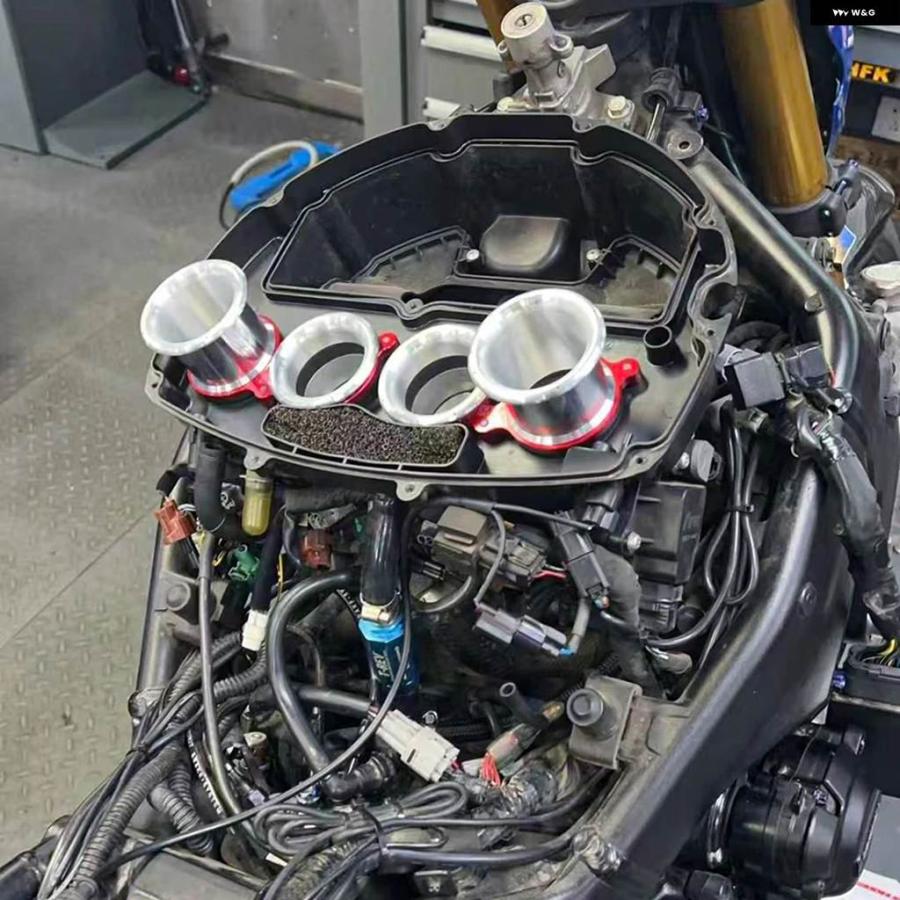 並行輸入品スズキ GSX-S1000F GSX-S1000S GSXS GSX-S GSX S 1000F 1000S ウィンド ハイフロー エア ボックス エアインテークカップ ベロシティスタックの画像