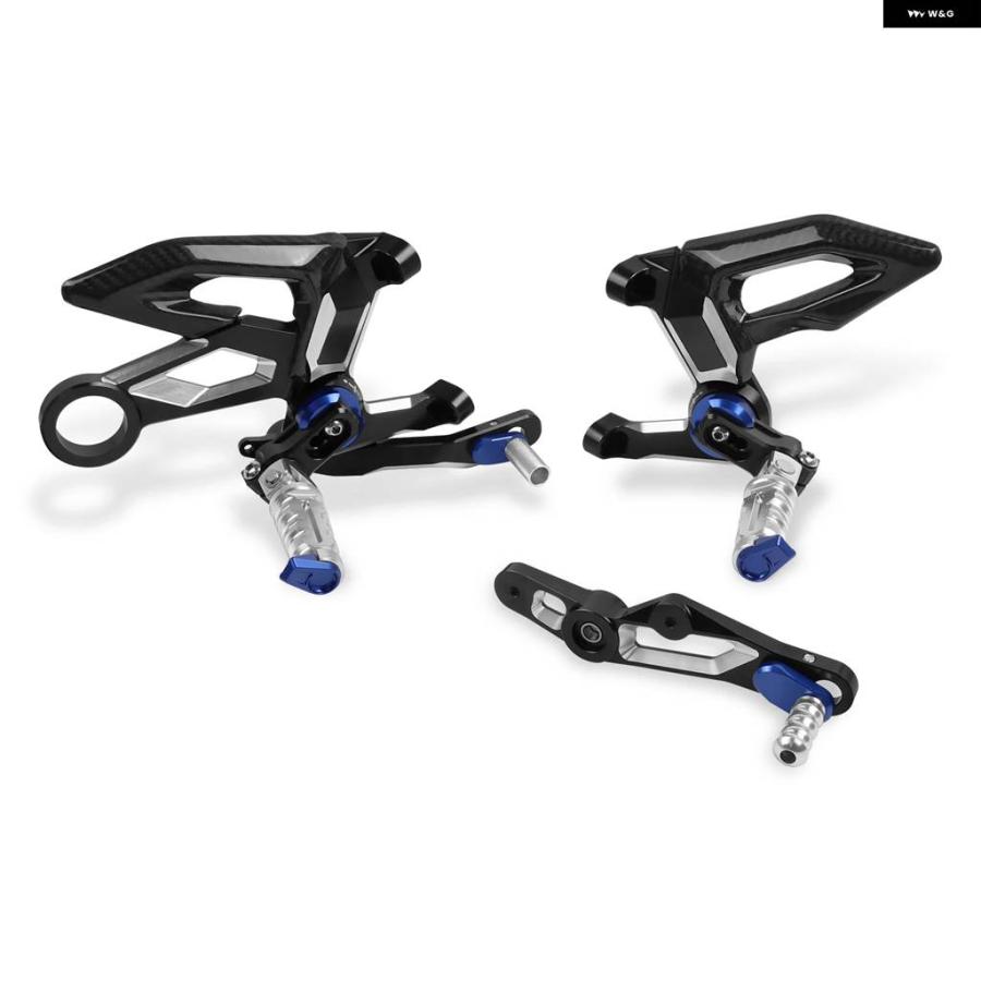 メカ Amazon | AL-mart バイク用 バックステップ リアセット フットレスト