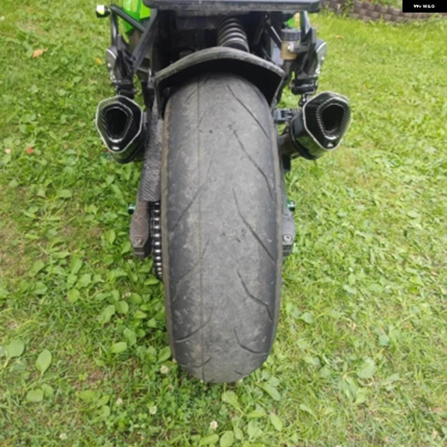 並行輸入品カワサキ Z1000 2007 2008 2009 エスケープ スリップオン オートバイ マフラー ミッドリンク パイプ システム 付きの画像