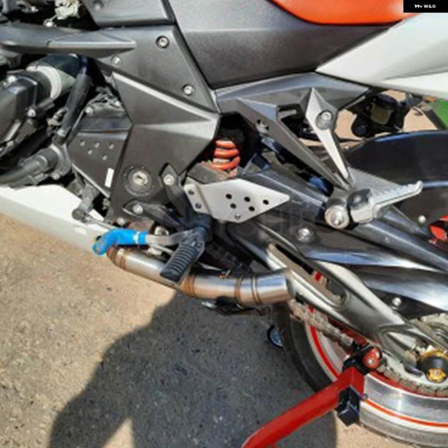 並行輸入品カワサキ Z1000 2007 2008 2009 エスケープ スリップオン オートバイ マフラー ミッドリンク パイプ システム 付きの画像