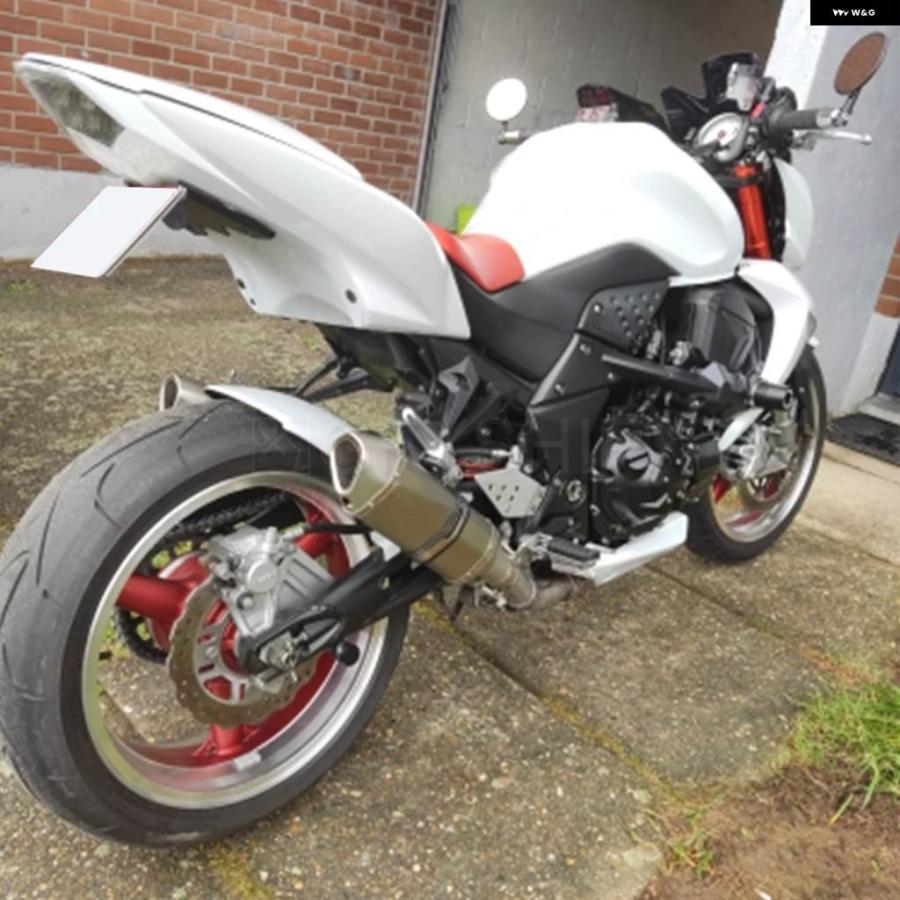 並行輸入品カワサキ Z1000 2007 2008 2009 エスケープ スリップオン オートバイ マフラー ミッドリンク パイプ システム 付きの画像