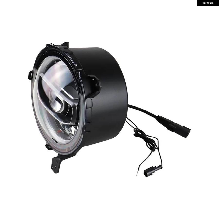 ラングラー、JT共通並行輸入ヘッドライト 並行輸入品9インチ LED ヘッドライト ハイ/ロービーム ハロー DRL