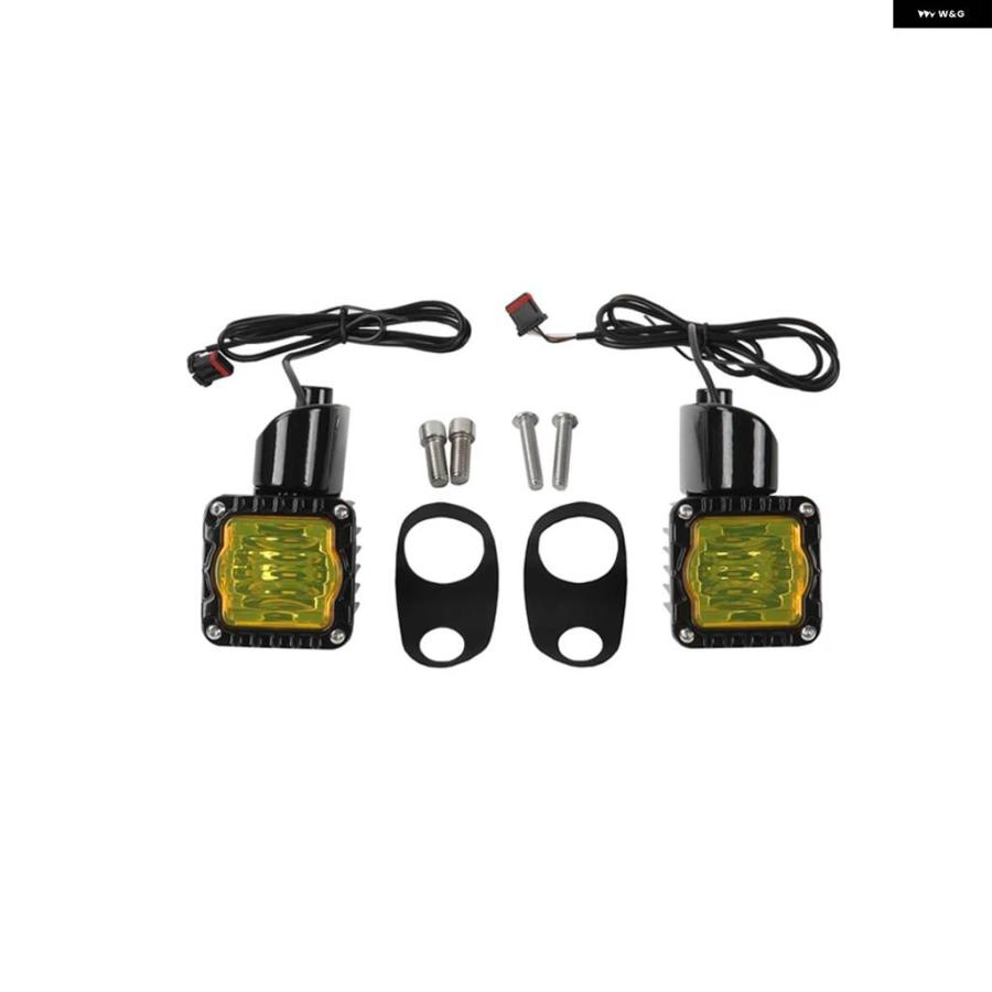 並行輸入品バイク シャークデーモン LED フロントウィンカー ハーレー