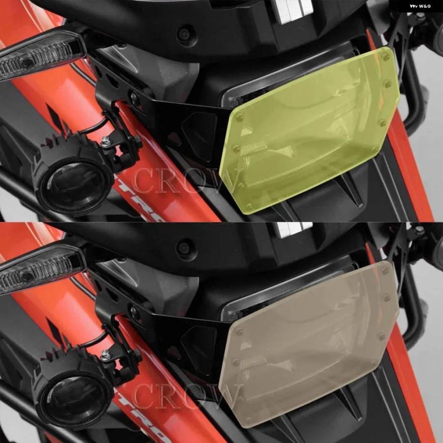 並行輸入品1050XT DL1050A VSTROM1050 DL 1050 2019 - 21 バイク ヘッドライト ガード PVC パネル ヘッドランプ ブラケット_10