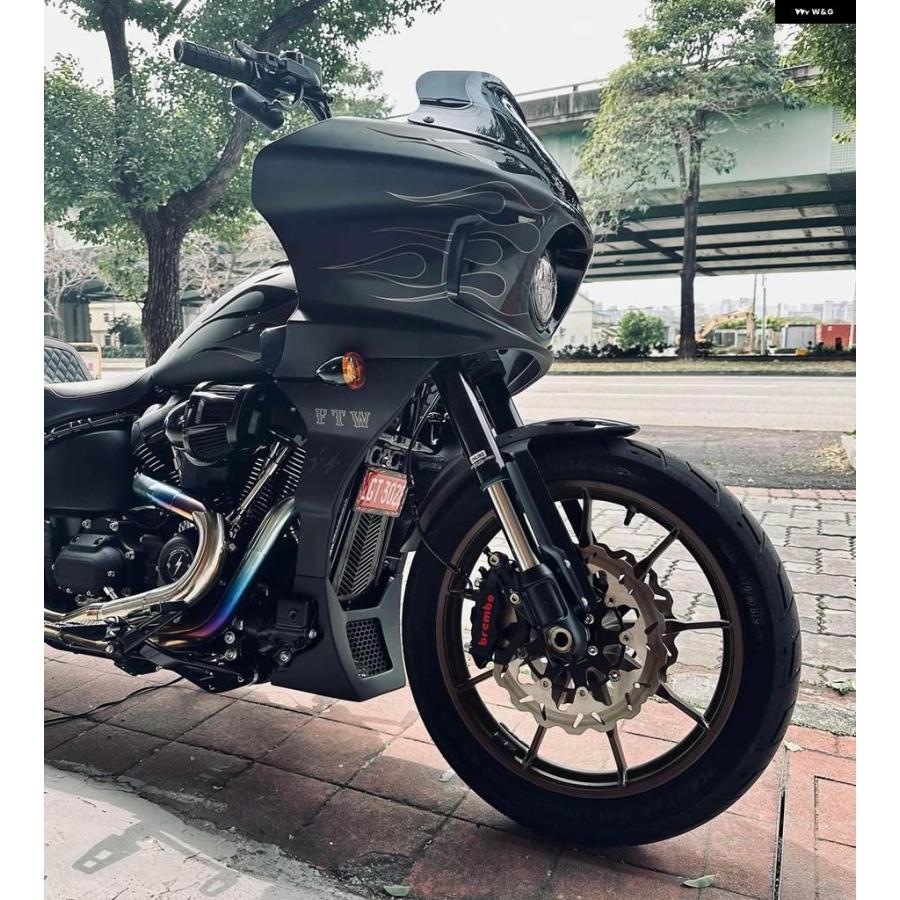 ブラック38 並行輸入品2022-2024 ハーレー ソフテイル ローライダー ST FXLRST