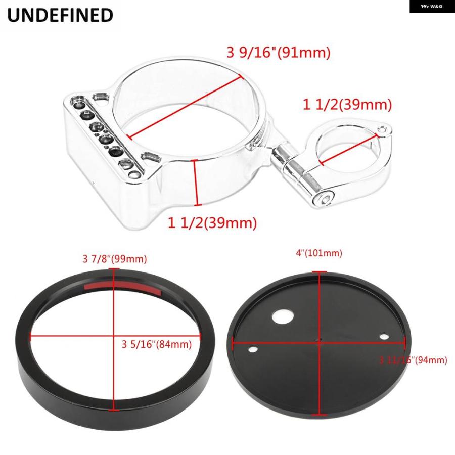 並行輸入品オートバイ サイドスピード メーター 再配置 ブラケット マウント 39MM ハーレー スポーツスター 883 1200 XL 93-15 ダイナ ローライダー ス_9