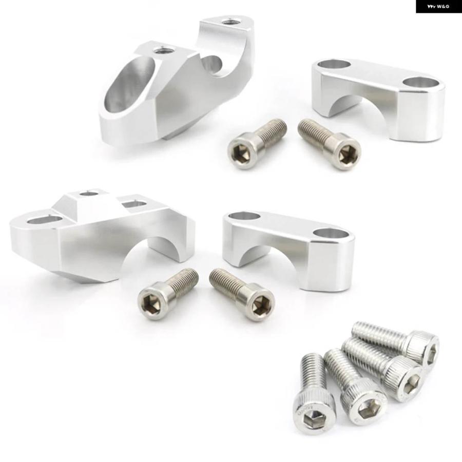 並行輸入品スズキ GSX-S1000 GX GSX-8S RMZ450 RMZ250 800 SE/1050 XT/1000 28MM 1-1/8インチ ハンドルバー ライザー ファットバーライザーバックアップ_4