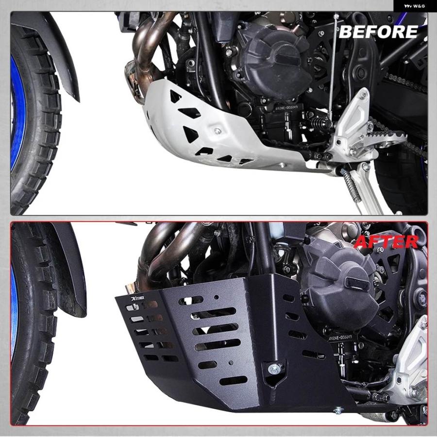 並行輸入品ヤマハ TENERE700 XTZ690 2019 - 24 オートバイ スキッドプレート エンジン ガード シャーシカバー_6