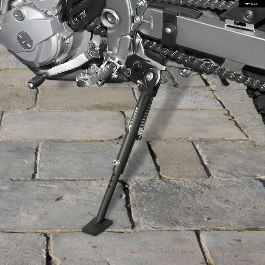 並行輸入品カワサキ KLX230 2020 - 23 オートバイ キック スタンド キックサイド スタンド フット サポート パーキング ブラケット_6