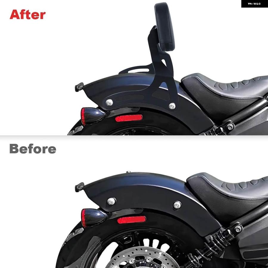 並行輸入品INDIAN SCOUT 2025 オートバイ ドライバーバックレスト サポート ライダー シーシーバー シートバックレストリアバック クッション パッド_6