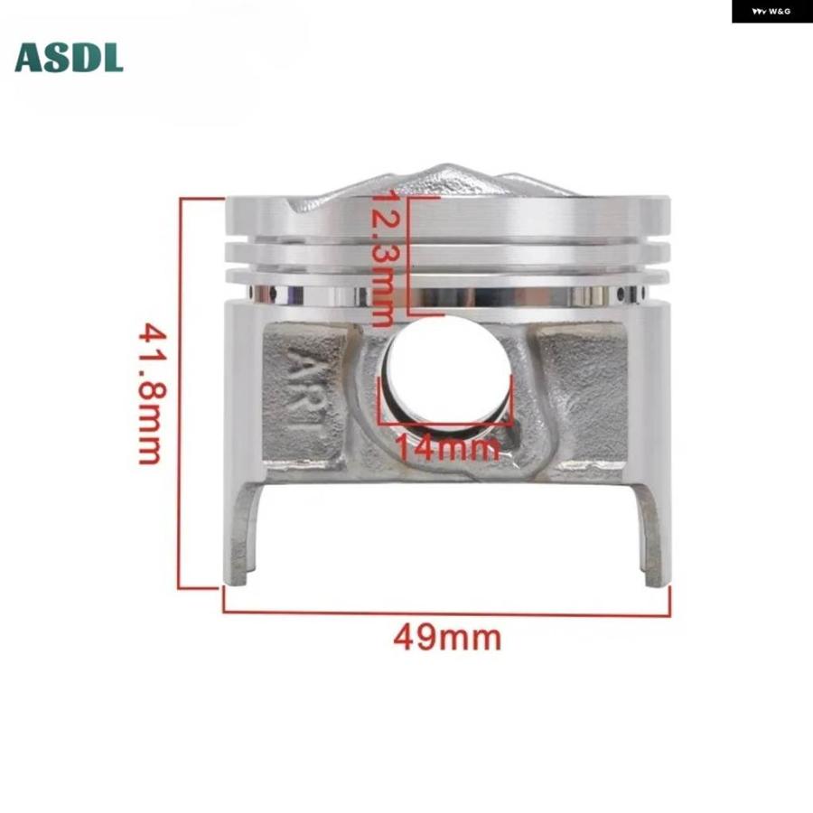 並行輸入品4セット STD ボア 49MM バイク ピストンリングセット スズキ GSF250 バンディット 90-95 GSX250F アクロス GSX250S カタナ GSX-R250