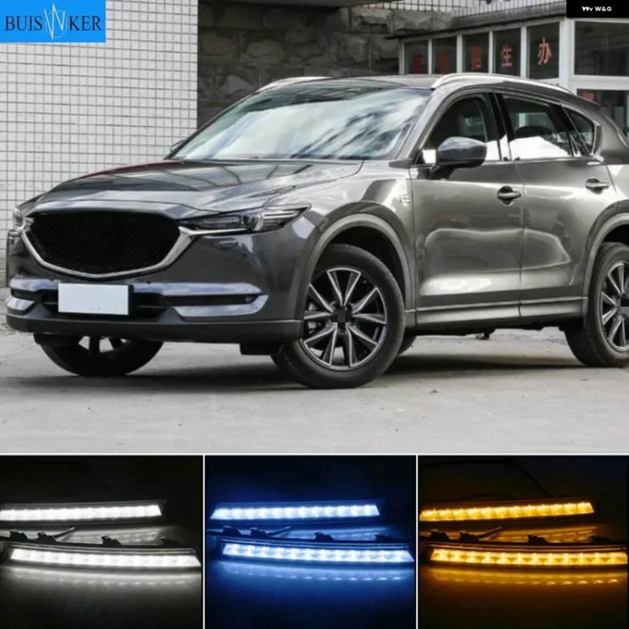 並行輸入品マツダ CX-5 CX 5 2017 2018 12V LED DRL デイタイム 