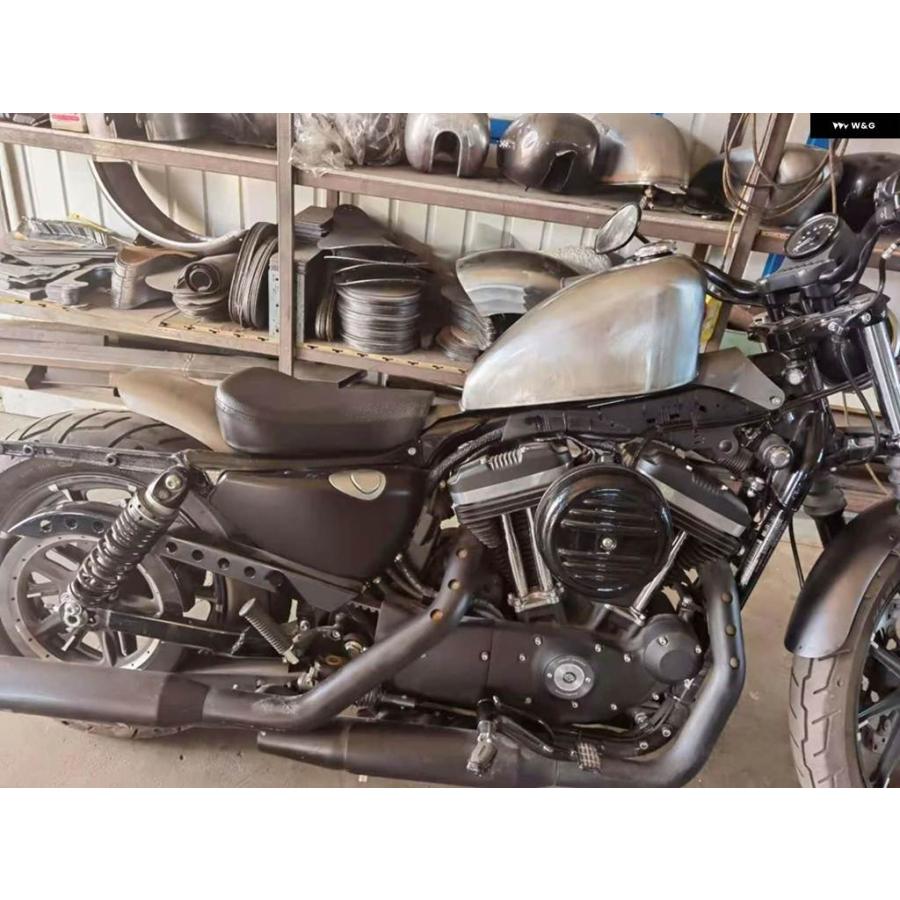 並行輸入品6L バイク ガソリン 燃料タンクキャップ付き ハーレー スポーツスター 883N 1200C 2006-2020の画像
