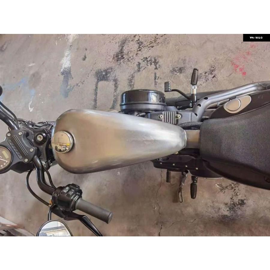 並行輸入品6L バイク ガソリン 燃料タンクキャップ付き ハーレー スポーツスター 883N 1200C 2006-2020の画像