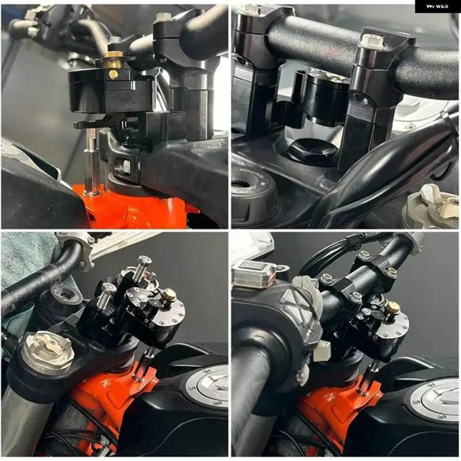 並行輸入品790 890 ADVENTURE 2017-2024 バイク ハンドルバー バー ブラケット ステアリング ダンパー スタビライザー アクセサリーの画像