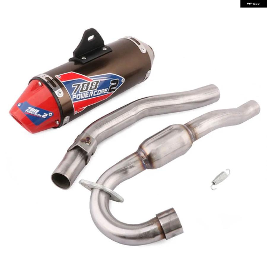 並行輸入品 オートバイ ミドルリアマフラー パイプ ホンダ CRF230F/150F 2003 - 06-2013 オフロード電動_1