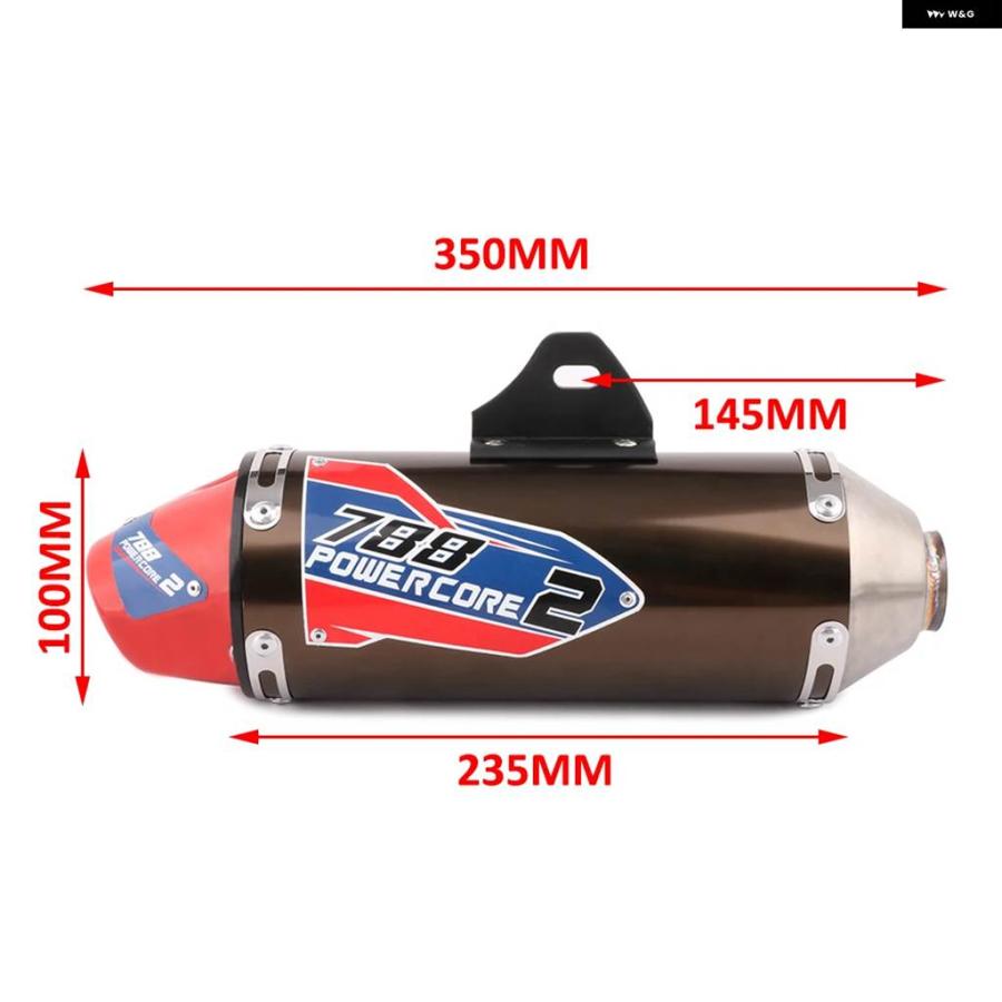 並行輸入品 オートバイ ミドルリアマフラー パイプ ホンダ CRF230F/150F 2003 - 06-2013 オフロード電動_4