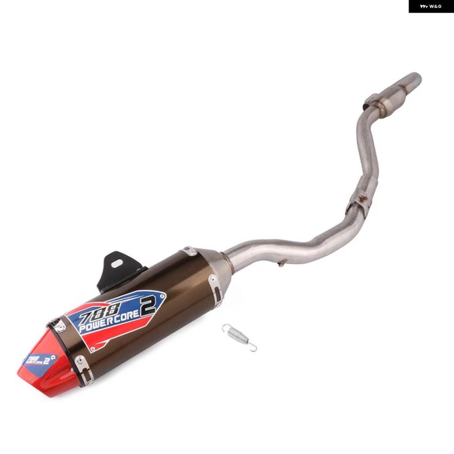 並行輸入品 オートバイ ミドルリアマフラー パイプ ホンダ CRF230F/150F 2003 - 06-2013 オフロード電動_5