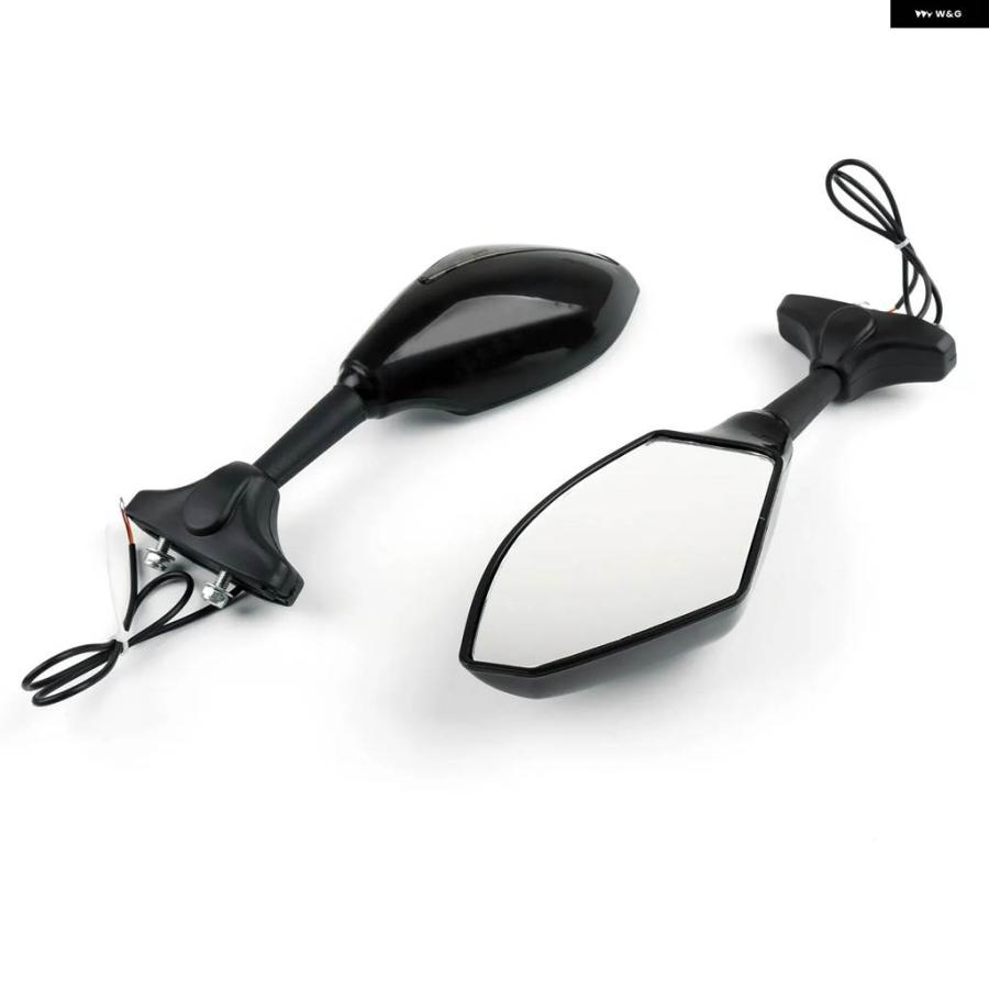 並行輸入品 ペアLEDミラー ヤマハ R6S FZ1 FZ6 FAZER FZ8S FJR1300 XJ6 FZR600 バイク_1