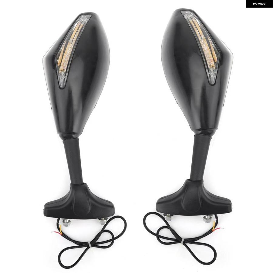 並行輸入品 ペアLEDミラー ヤマハ R6S FZ1 FZ6 FAZER FZ8S FJR1300 XJ6 FZR600 バイク_4