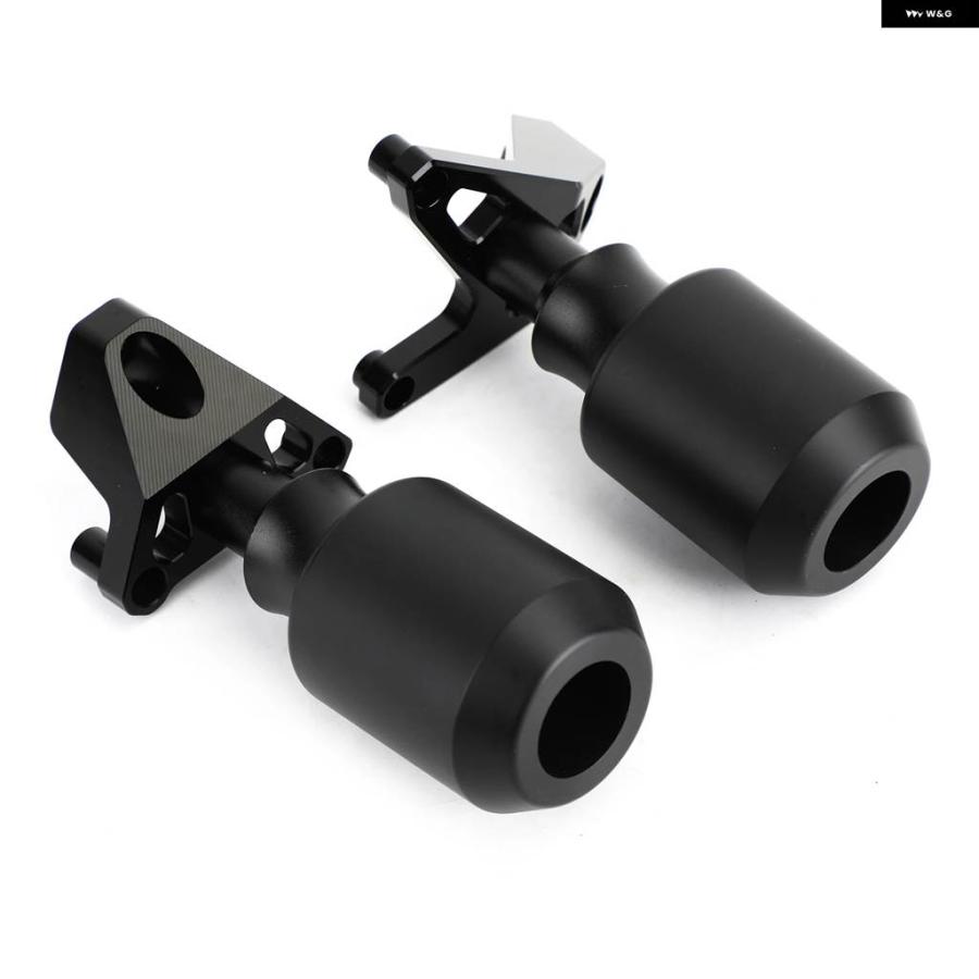 並行輸入品 ビレット アンチ クラッシュ フレーム プロテクター ブラック ホンダ CB650R CBR650R 2019-202_2