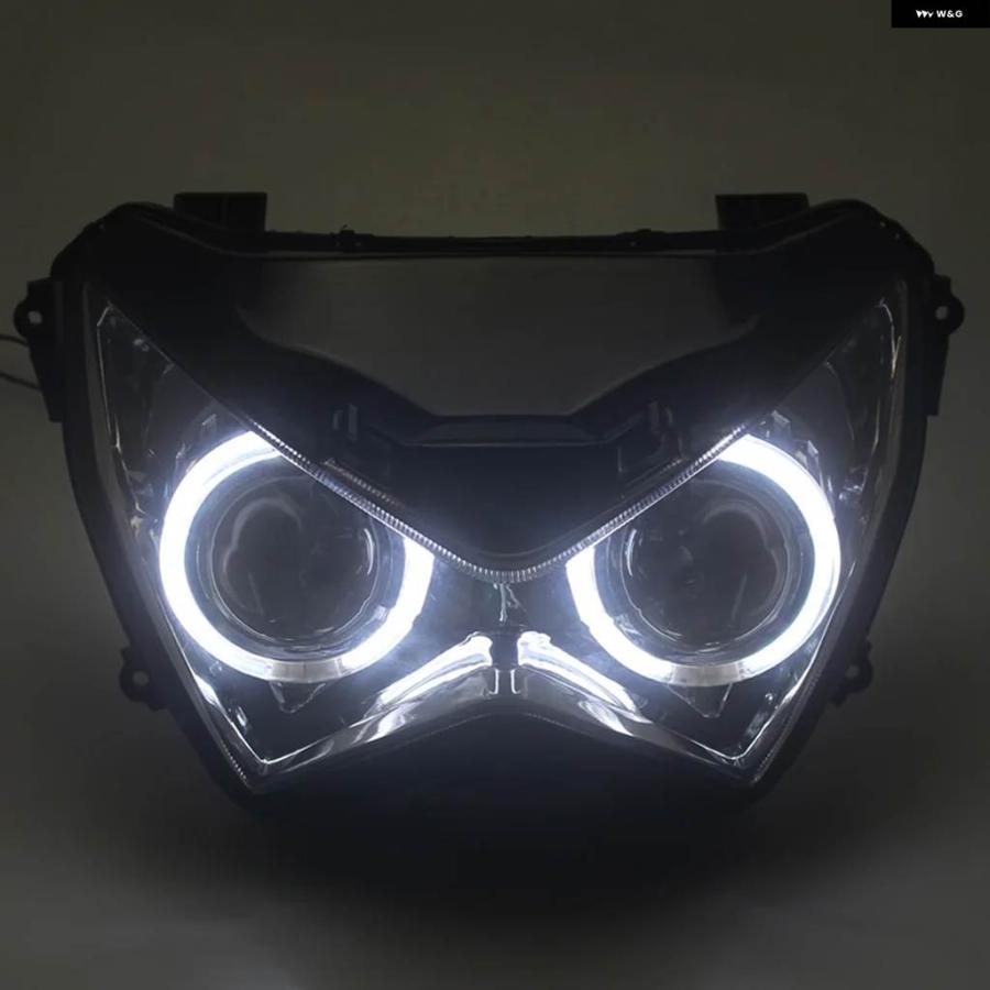 並行輸入品オートバイ LED ヘッドライト ハイ/ロービーム ヘッドランプ プロジェクター ヘッドライト アセンブリ カワサキ Z800 Z250 Z300 2013-2016 FA_1