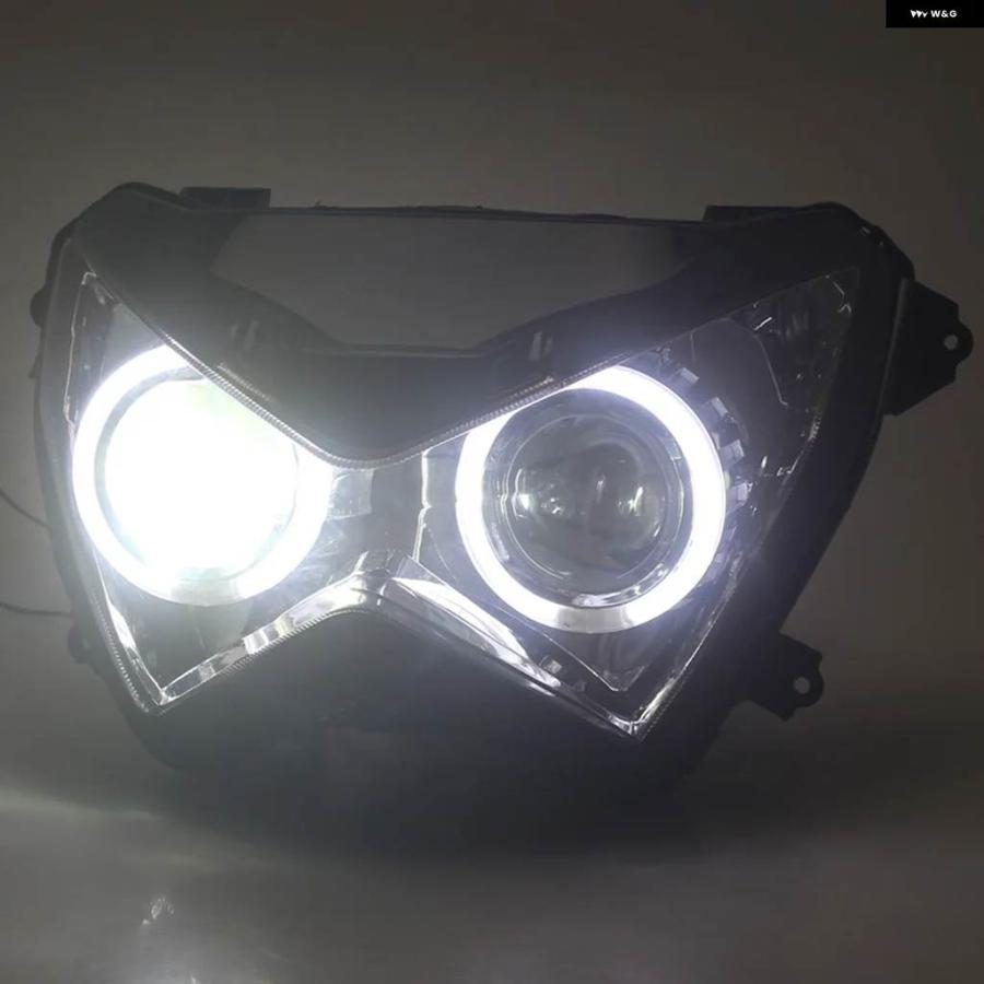 並行輸入品オートバイ LED ヘッドライト ハイ/ロービーム ヘッドランプ プロジェクター ヘッドライト アセンブリ カワサキ Z800 Z250 Z300 2013-2016 FA_2