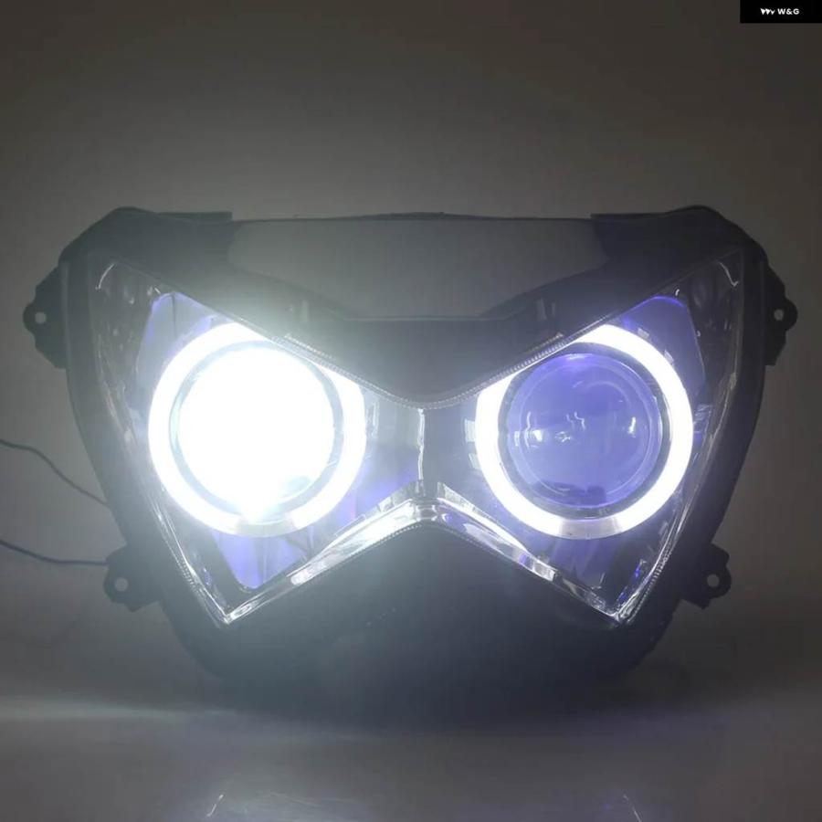並行輸入品オートバイ ヘッドライト LED ライト HI/LO ビーム フロント ヘッドランプ HID プロジェクター ヘッドライト アセンブリ カワサキ Z800 Z250