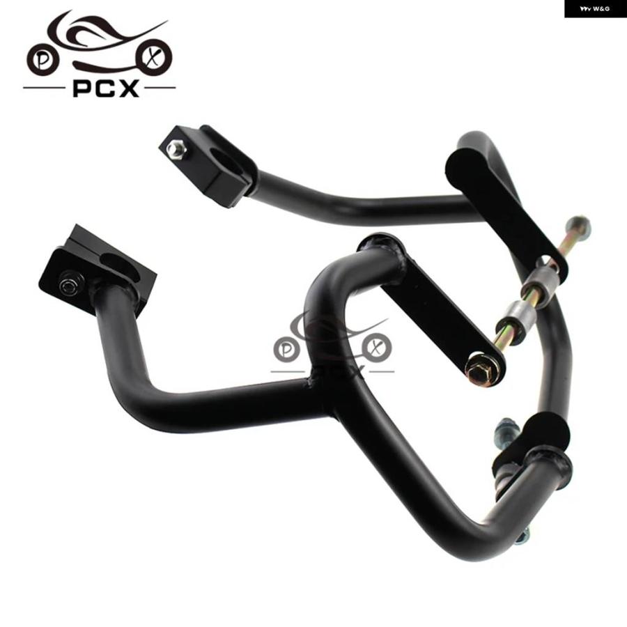 並行輸入品 CB300R 2018-2021 オートバイ エンジン クラッシュ バー ガード落下 ホンダ 2018 - 21ブラッ_3