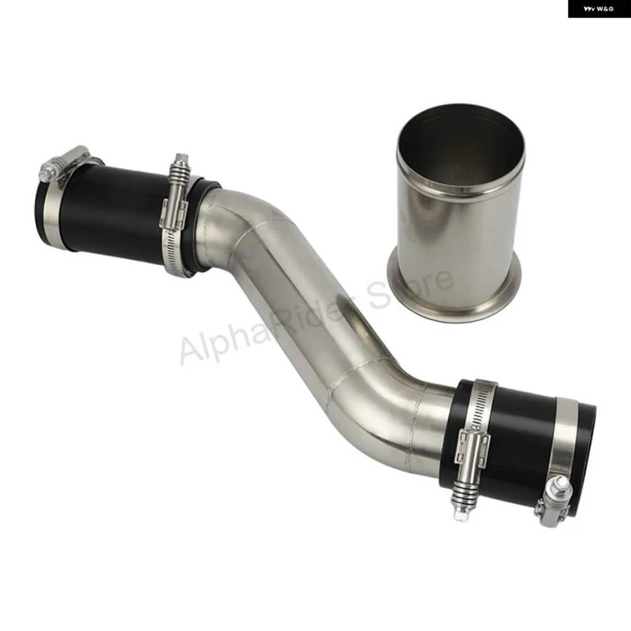 並行輸入品 クーラント パイプ と吸気 延長 パイプ キット デトロイト エンジン 14L 304 ステンレス シリコンスリーブバ_2