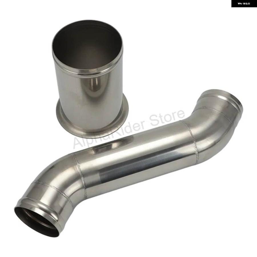 並行輸入品 クーラント パイプ と吸気 延長 パイプ キット デトロイト エンジン 14L 304 ステンレス シリコンスリーブバ_3