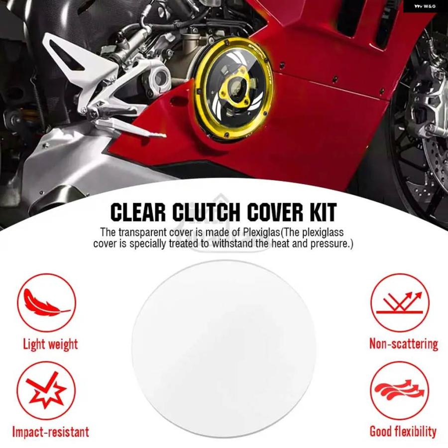 並行輸入品 ドゥカティ MULTISTRADA V4 2021 - 24 バイク アクセサリー フロントクリア エンジン クラッチ