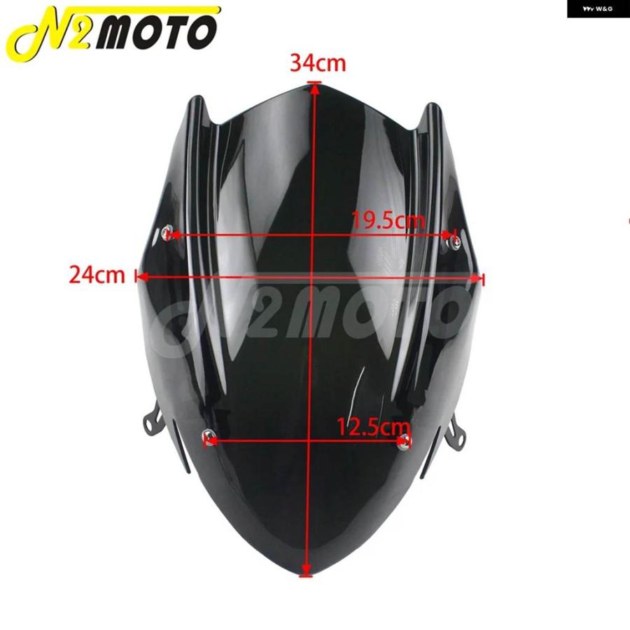 並行輸入品2017-2019年式 スズキ GSX-S750 GSXS750 GSXS 750 2019年型ABS プラスチック フロントガラス ディフレクター 付き バイク フロントガラス ブ