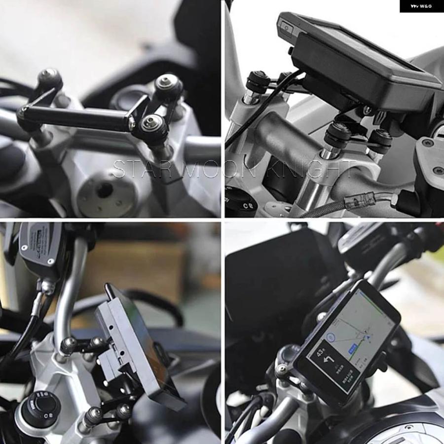 並行輸入品BMW GPS ブラケット アダプター R1200RS R1200R F850GS F800GS F750GS F700GS バイク GPS ハンドルバー ブラケット アダプター_7