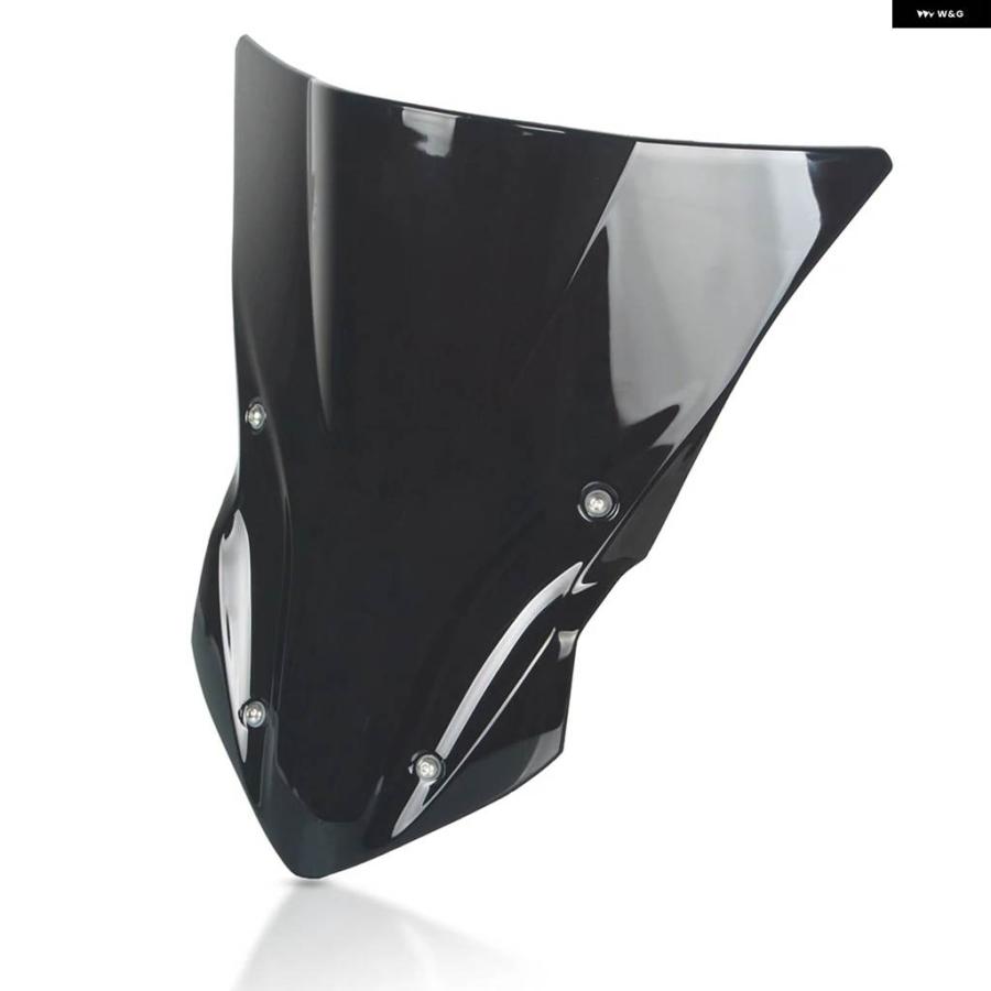 並行輸入品カワサキ Z900 2017-2019年モデル用 バイク アクセサリー スポーツ フロントガラス スポーツ フロントガラス ブラケット 付き風防の画像