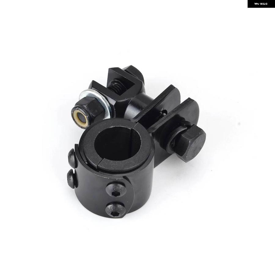 並行輸入品バイク アクセサリー ペグ 25MM-34MM クロームCNCアルミ ビレット 折りたたみ ペダル ブラケット マウント クランプキットの画像